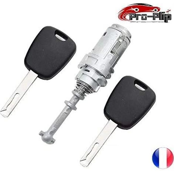 KIT Serrure + Barillet pour Porte Avant Gauche Citroen C2 C3 C3 PLURIEL + 2 clés @Pro-Plip