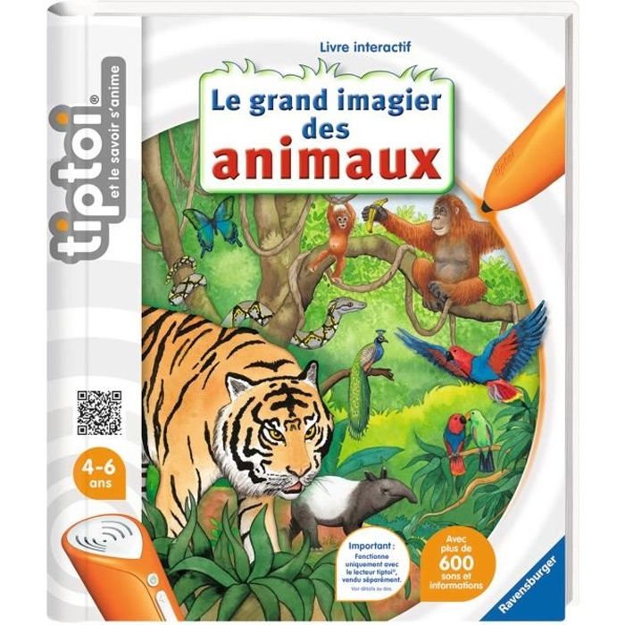 TIPTOI Livre Interactif Le Grand Imagier des Animaux