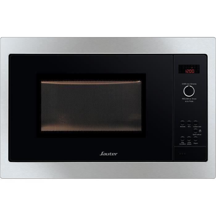 Micro ondes Encastrable monofonction - SAUTER SMS4340B - Noir - l 59,2 x H 39 x P 34,3 cm - 26 L - 900 W