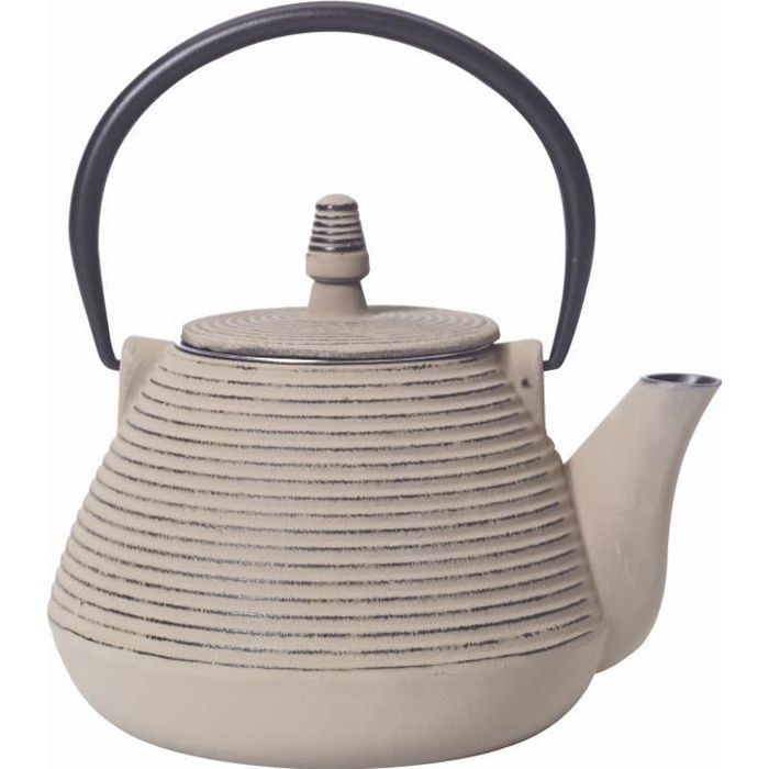 Théière en Fonte SENCHA Beige 1L