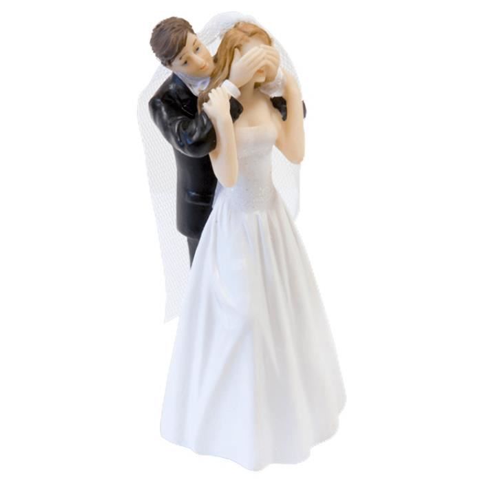 Figurine mariage couple de mariés: Surprise (x1) REF/SUJ4970