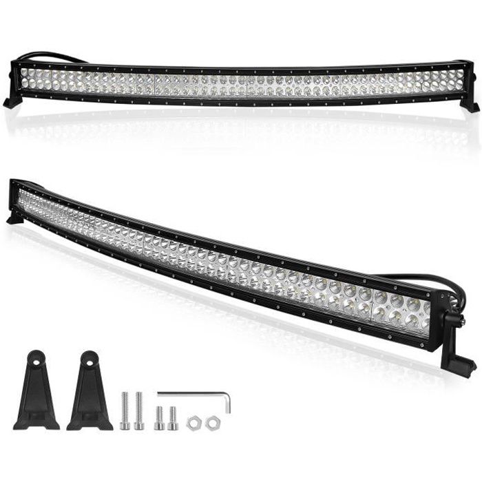 UISEBRT 288W LED Lampes de Travail, Phares Supplémentaires de Voiture, Barre Lumineuse LED, Feux de Recul pour SUV LKW UTV