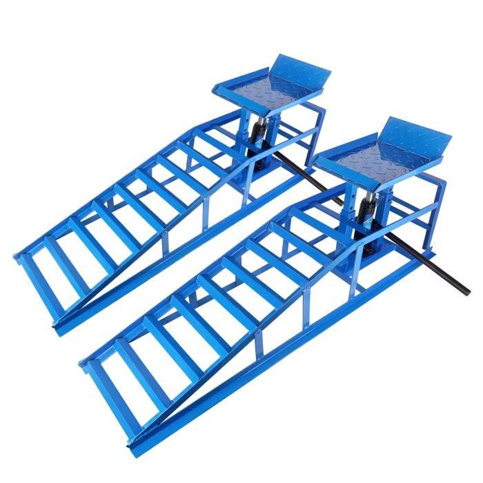 Rampes Voiture 4000 Kg - Paire De 1330mm - Pour 4x4, Fourgon, SUV - Revêtement Antidérapant - MajdTech