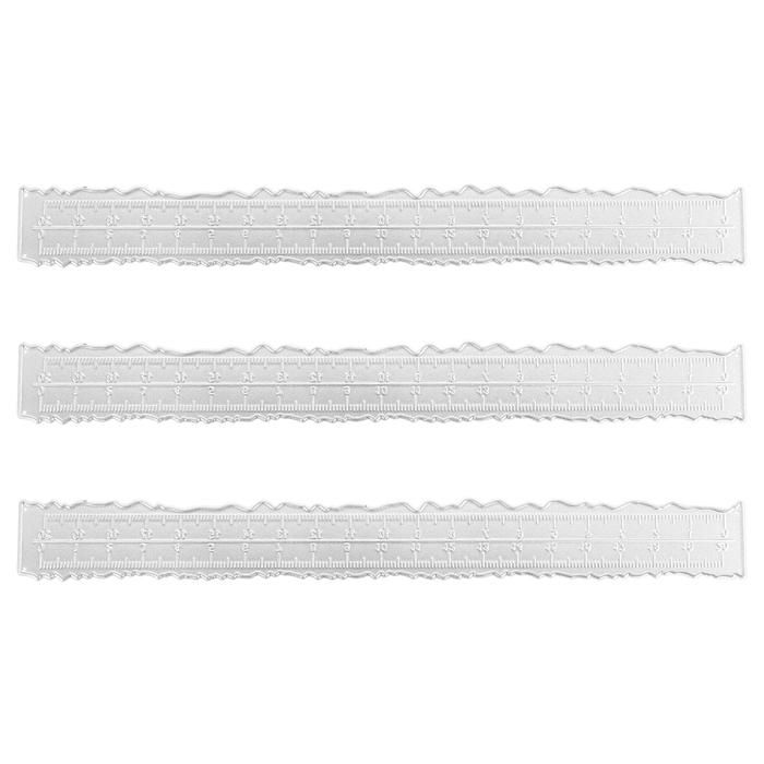 Regle - equerre,Règle droite en métal 10cm,signet,règle creuse Ultra