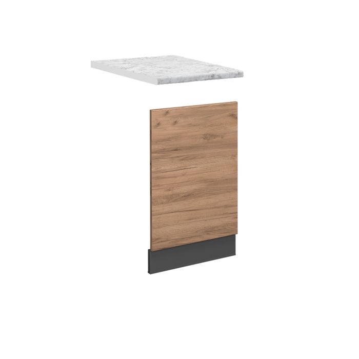 Façade Fame-Line 45cm PT Marbre Chêne de force doré/Anthracite Vicco 45465
