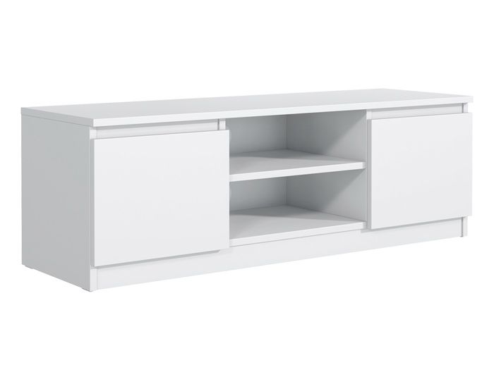 MebLocker armoire TV lowboard 140cm table murale moderne élégante pour salon bureau chambre