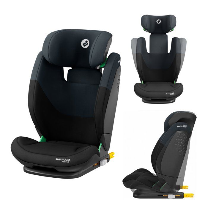 MAXI-COSI Siège Auto Rodifix S I-Size Groupe 2/3 Inclinable Isofix Tonal Black