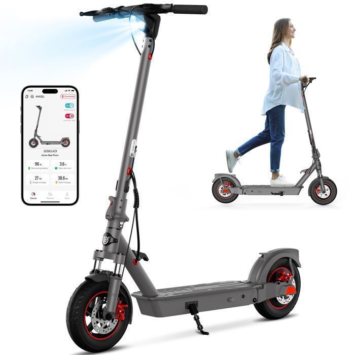 Trottinette Électrique Motus Silver City 250W – Autonomie 20km – Pliable – Occasion