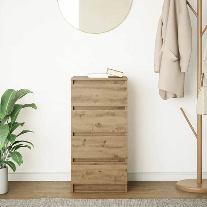 Armoire dappoint - Buffet bahut - chêne artisanal 375x35x76 cm - Bois dingénierie(36602) ZLH