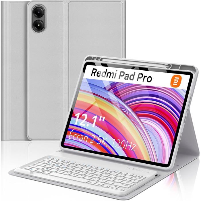 YKWXSC Tastiera Bluetooth Per Xiaomi Redmi Pad 2 Pro 12,1", Layout Italiano Con Retroilluminazione RGB 7 Colori