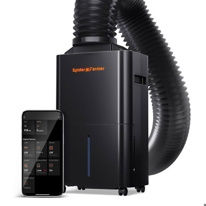 New Spider Farmer 32 Pint Dehumidifier – Smart Control with RJ12 Cable