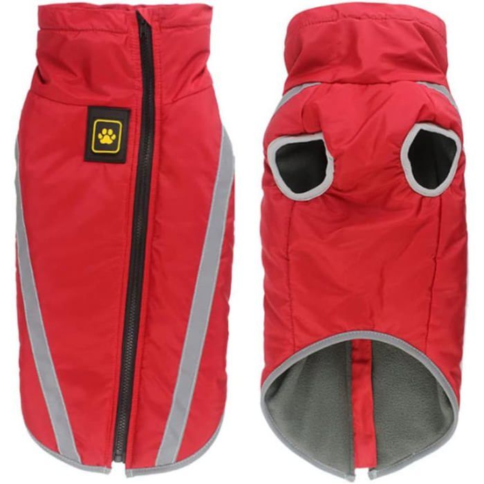 Meilleurs prix pour Manteau pour chien - Manteau dhiver chaud et imperméable - Veste chaude pour chien - Polaire coupe-vent pour chiot - Vêtements