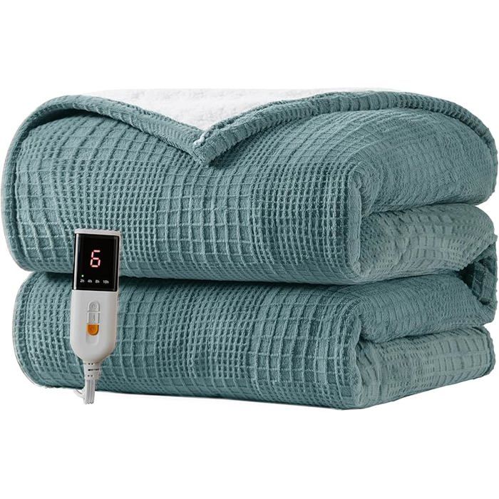 Couverture chauffante électrique COZY Souris - 160x120 - Corail Polaire TERRAILLON