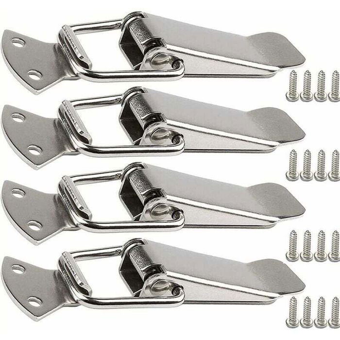 Fermoir de tension - PZCC - 56 mm - Inox antirouille - Lot de 14 - Vis incluses