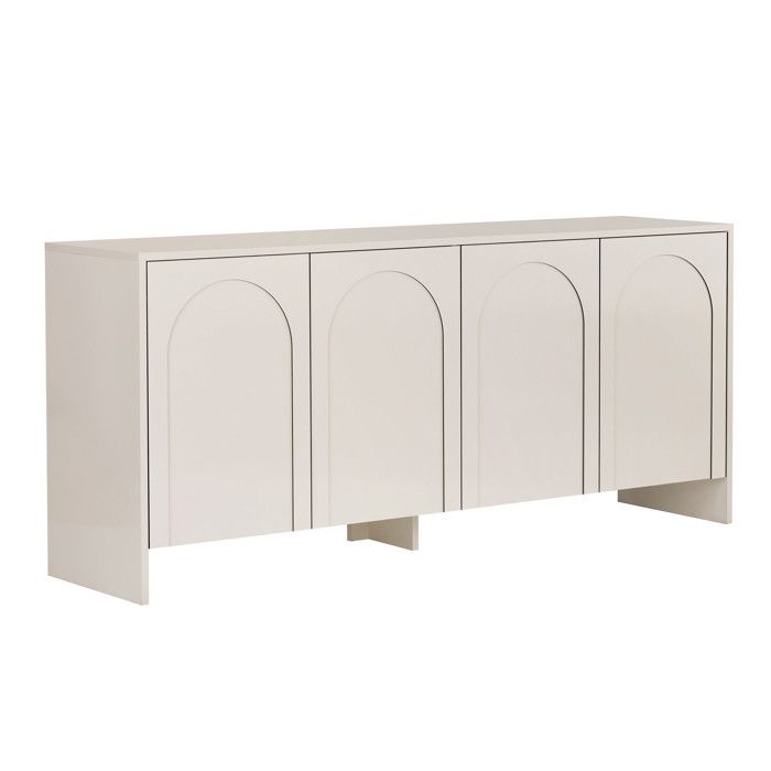 Buffet en bois Arlen - 180 x 45 x 80 cm - Crème Buffet en bois Arlen - 180 x 45 x 80 cm - Crème