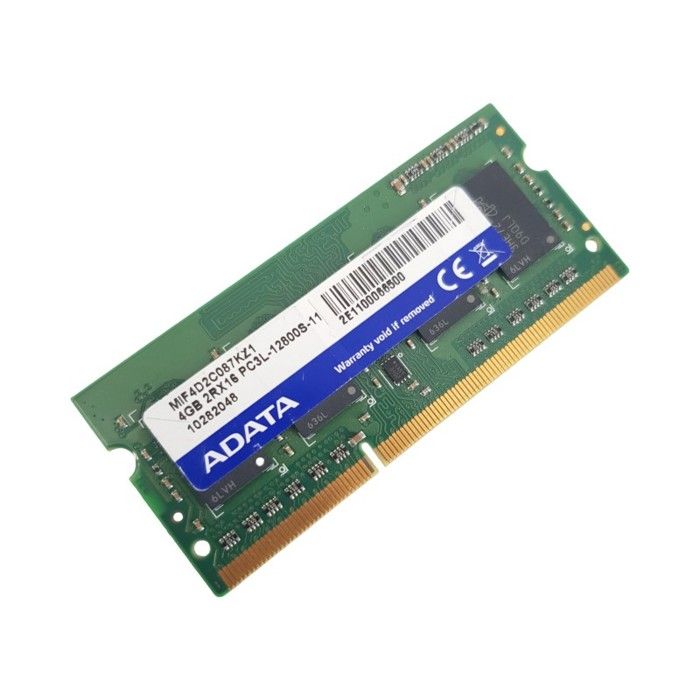 4Go RAM DDR3 MIF4D2C087KZ1 SO DIMM PC3L 2Rx16 Très bon état - vue 2