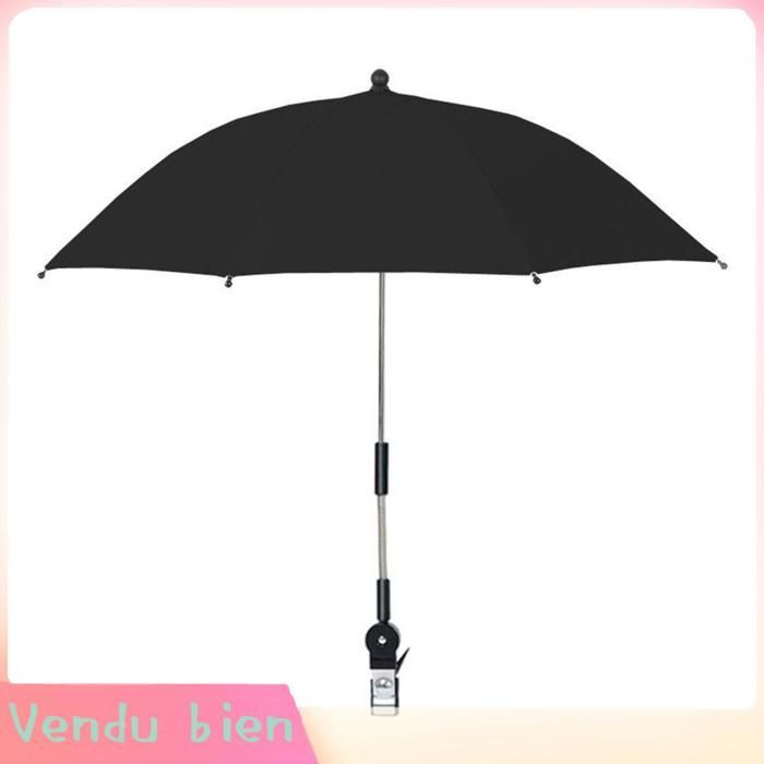 Garosa Parapluie de chaise avec pince Parasol de chaise avec pince réglable à 360 ° pour chaise de plage de patio de jardin