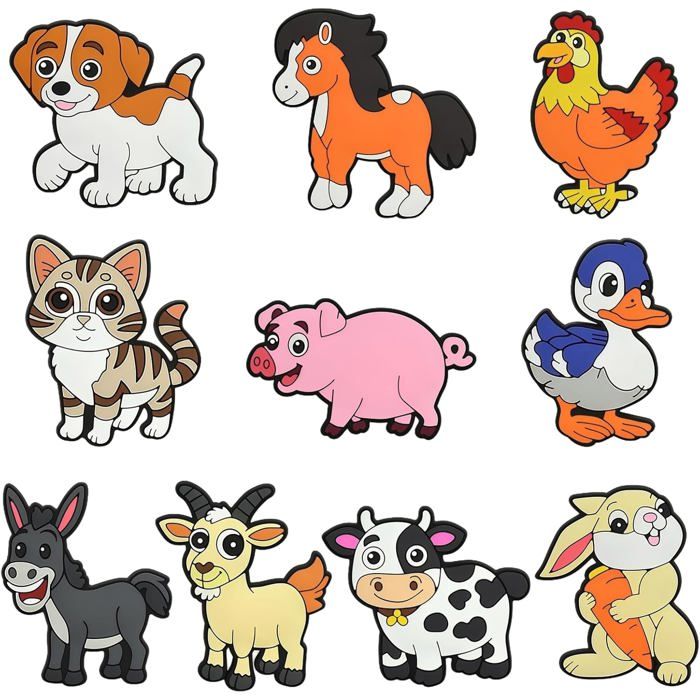 10 aimants de réfrigérateur pour enfants animaux de la ferme grands aimants puissants pour tout-petits jouets éducatifs 10 aimants de réfrigérateur pour enfants animaux de la ferme grands aimants puissants pour tout-petits jouets éducatifs