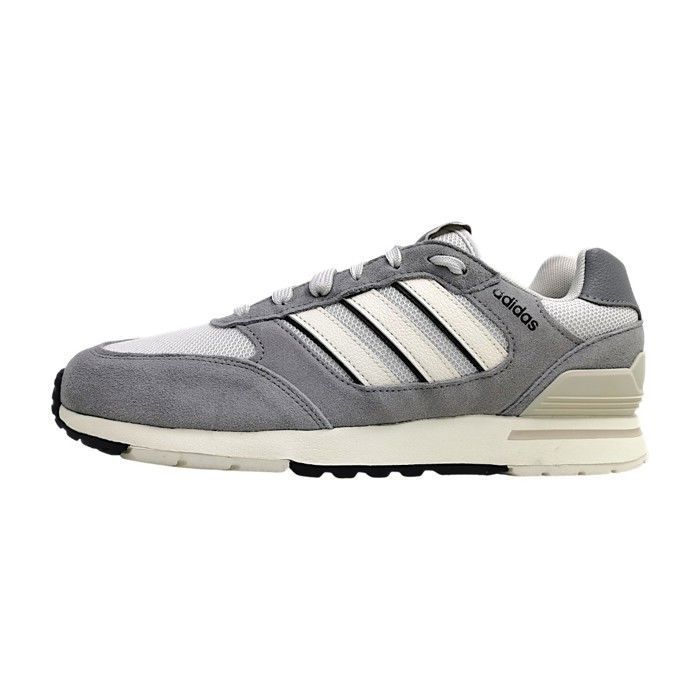 Femmes adidas chaussure à lacets sportive Run 80s Textile Lacets Plat - gris/blanc cassé