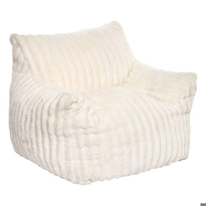 Fauteuil enfant Muzi côtelé H.47cm blanc - Atmosphera Créateur dintérieur Fauteuil enfant Muzi côtelé H.47cm blanc - Atmosphera Créateur dintérieur