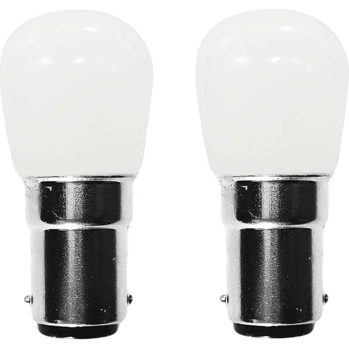 Ampoule LED Ba15d 2 W blanc chaud 3000 K SBC B15 petite baïonnette BA15D LED de rechange pour ampoule halogène 15 W AC200-240 V