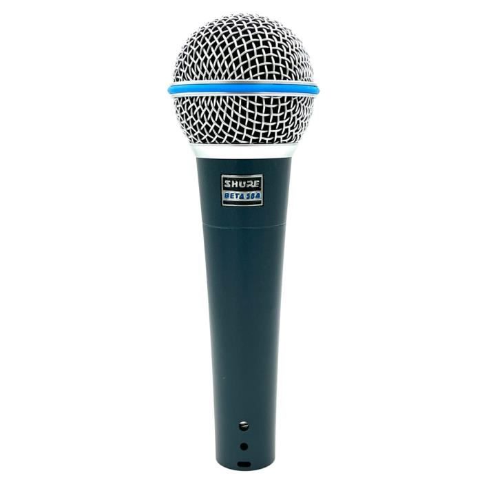 BÊTA 58A-Microphone dynamique cardioïde BETA 58A Smile pour chant sur scène, microphone filaire professionnel