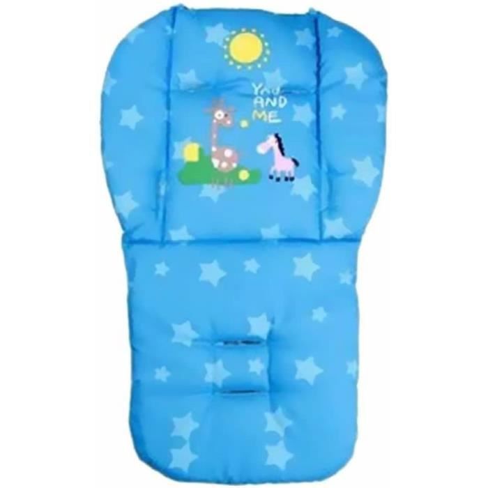 Housse De Siège Poussette Bébé - 40x80 Cm, Respirante, Réversible, Pour Toutes Saisons