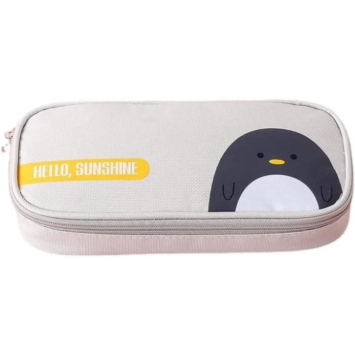 Trousse à Crayons Japonaise Anime Kawaii - Double Fermeture Avec Porte-clés - Grande Capacité 20x10cm