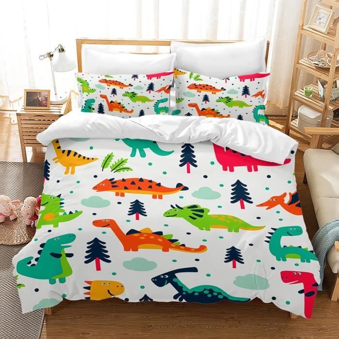 RUIKASI Parure de lit 3 pièces en microfibre douce, ne nécessite pas RUIKASI Parure de lit 3 pièces en microfibre douce, ne nécessite pas