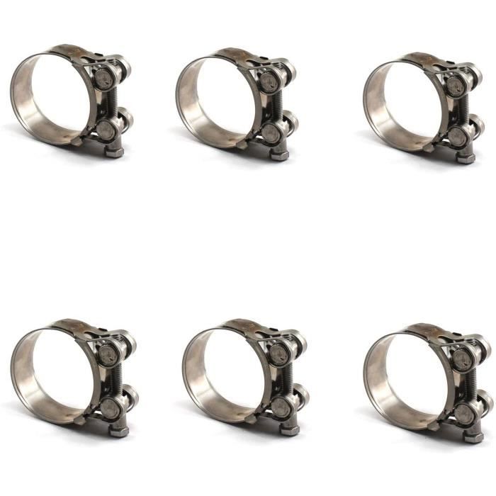 2 Colliers De Serrage Réglables En Acier - Diamètre 140-160 Mm - Pour Tuyaux, Câbles, Automobile