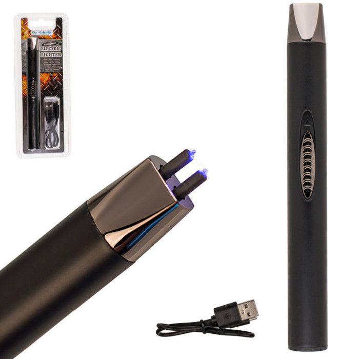 Lot De 3 Briquets Électriques USB - Arc Électrique - Rechargeable - Ventproof - Pour Cuisine/Camping