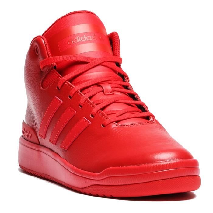 basket adidas rouge