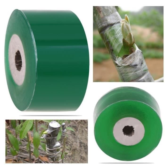 Ruban De Greffage Biodégradable – 2,5 Cm X 100 M, Vert, PVC Souple, Pour Jardinage Et Emballage