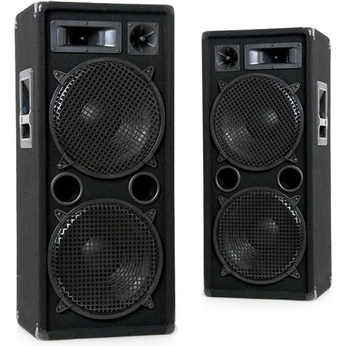 Enceinte Musique Haut parleur Baffle 2000 Watt DJ - Cdiscount TV Son Photo