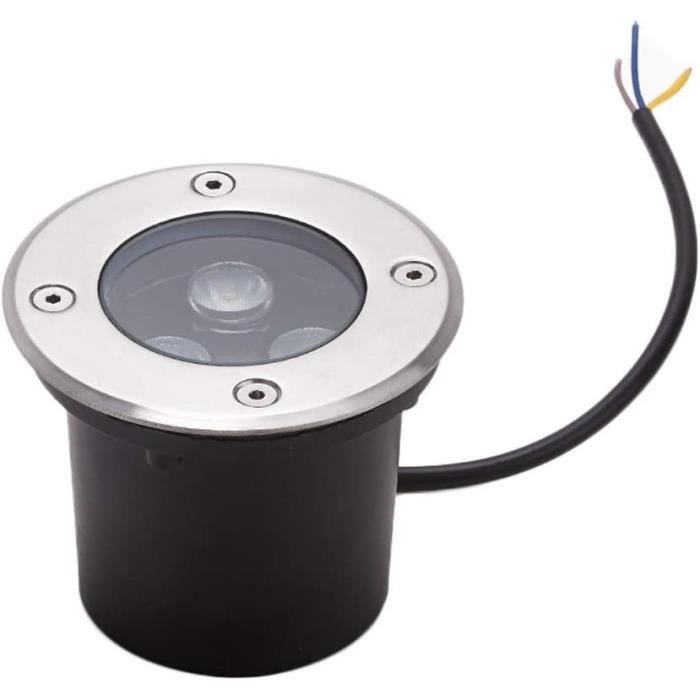 Lot De 2 Spots LED Extérieurs 5W - IP65, étanches, Couleur Rouge - Pour Jardin, Allées, éclairage Décoratif