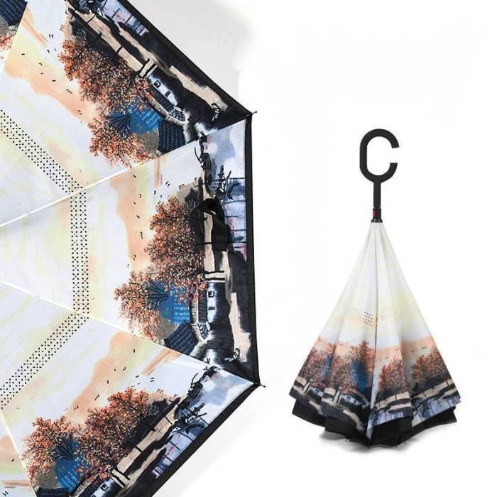 Parapluie Inversé Kastewill – Automatique Et Compact – Résistant Au Vent – Pliable – Format XXL