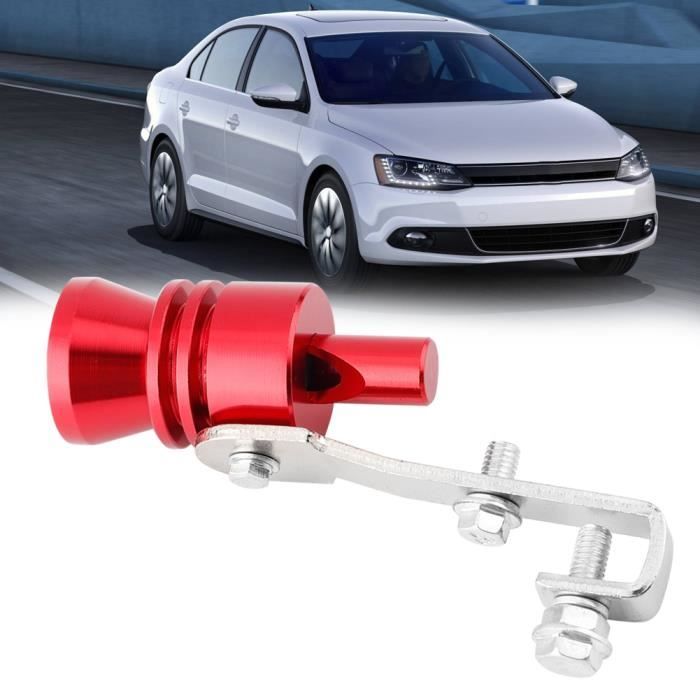 Tuyau d'échappement de voiture universel Turbo sifflet pour accessoires automobiles ATV SUV Auto (rouge) -TUN