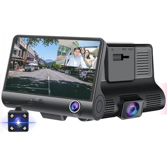 Dashcam 4k Gps Wifi 24h Moniteur de stationnement Dash Cam Vision nocturne  Double caméra pour voiture enregistreur vidéo arrière Dvr avant et arrière  2 Dvrs