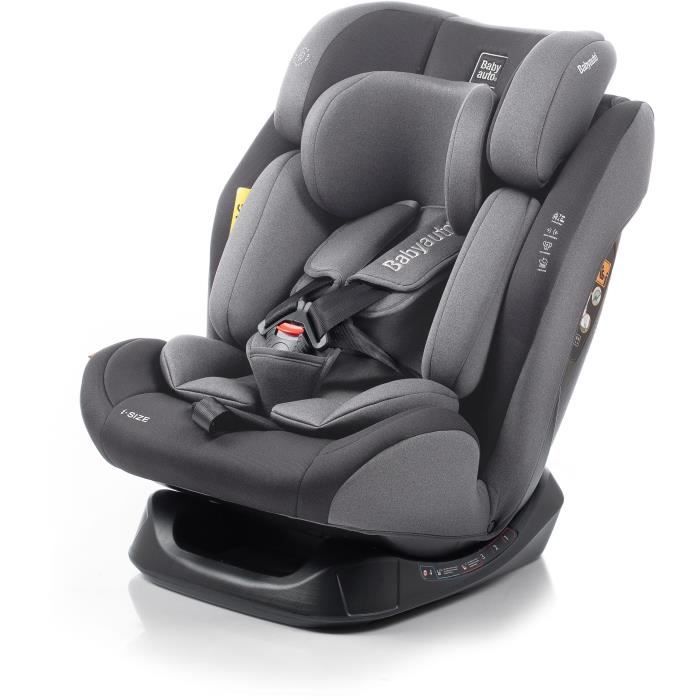 Siège auto - BABYAUTO - LOLO IBELT - Groupe 0/1/2/3 - 40 / 150 cm - I-Size - Inclinable - Réducteur - Gris