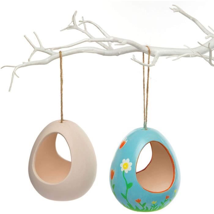 Baker Ross – Lot De 2 Abris à Papillons En Céramique à Peindre, Activité Créative Pour Enfants
