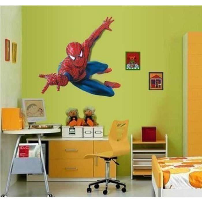 Anime Hero Spiderman Grand sticker mural Spiderman pour chambre d