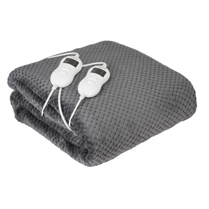 Chauffe-lit Électrique 150 x 160cm 8 Niveaux de Puissance Minuteur Lavable Camry CR 7417 120W Gris Chauffe-lit Électrique 150 x 160cm 8 Niveaux de Puissance Minuteur Lavable Camry CR 7417 120W Gris