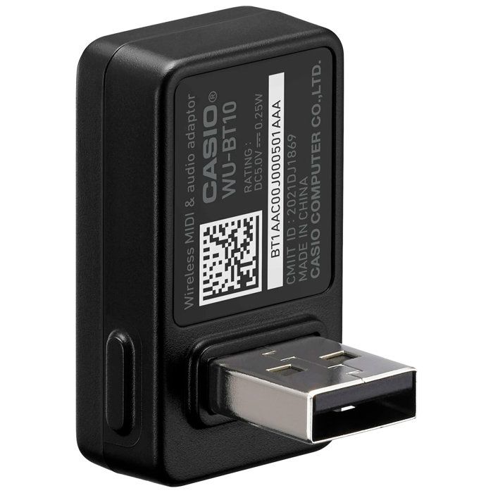 Adaptateur pour clavier Casio WU BT10 Bluetooth Fonctionnalités midi et audio Sans fil