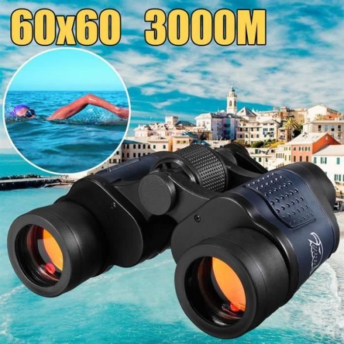 Jumelles 60x60 HD – Télescope De Terrain Avec Vision Nocturne (basse Lumière) – Modèle Générique