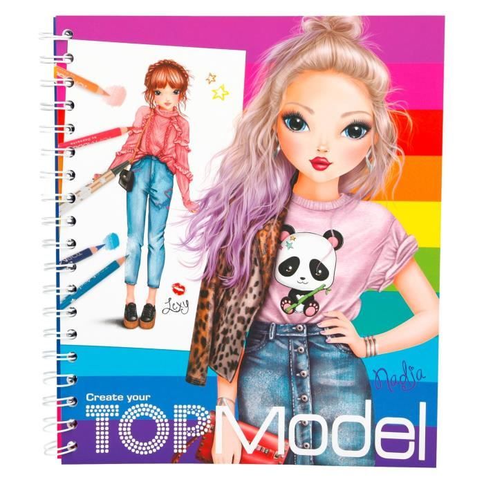 Depesche Livre à colorier << Create Your Top Model >> Telegram 5028 -  Cdiscount Jeux - Jouets