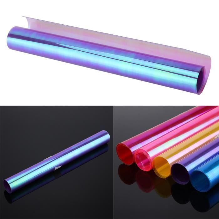 Film De Protection Teinté Pour Phares De Voiture - Autocollant PVC Transparent, 30x120 Cm, Imperméable, Résistant Aux UV - 12