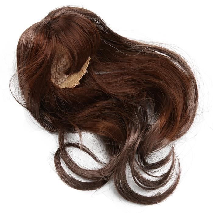 Perruque Pour Poupée 100% Cheveux Naturels - Taille 4 (24 Cm / 9.45 Inch) - Fabriquée En France