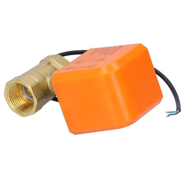 Vanne à Bille électrique En Laiton 2 Voies DN15 DN20 DN25 - Pour Systèmes De Chauffage Et Climatisation