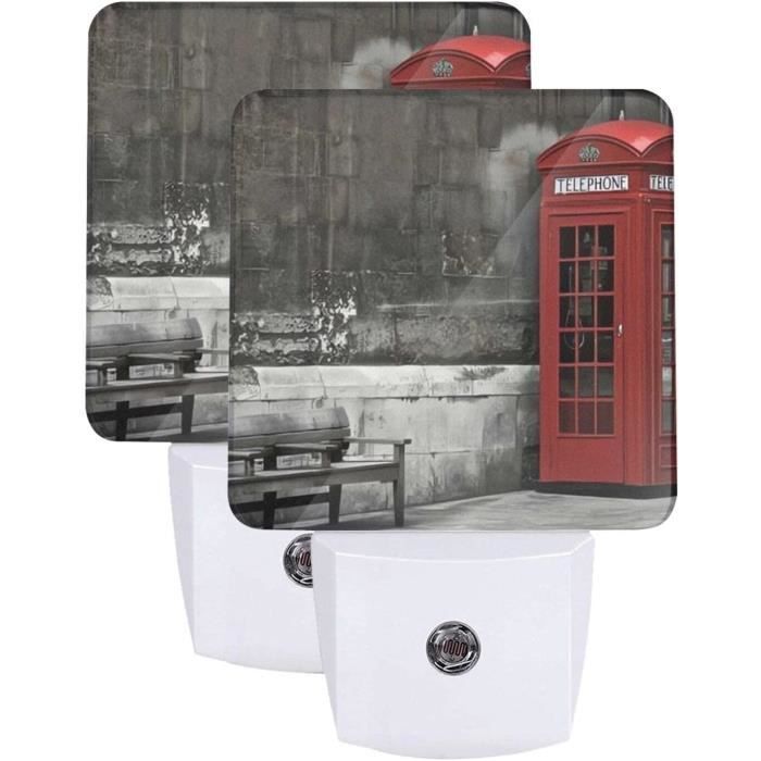 Lot De 8 Veilleuses à Capteur Automatique - Lumière Blanc