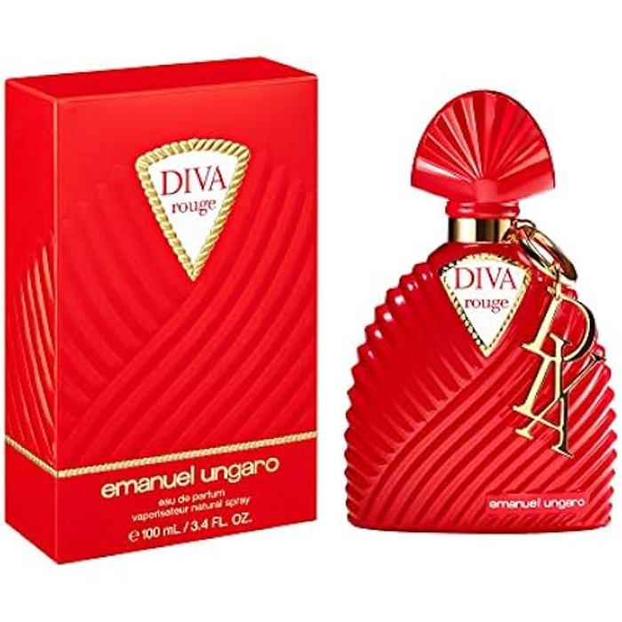 Eau de Parfum - EMANUEL UNGARO - Diva Rouge - 100 ml - Floral Fruité - Femme